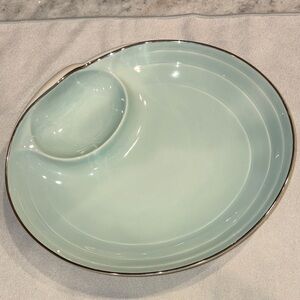 Lenox Elegant Light Blue Serving Platter